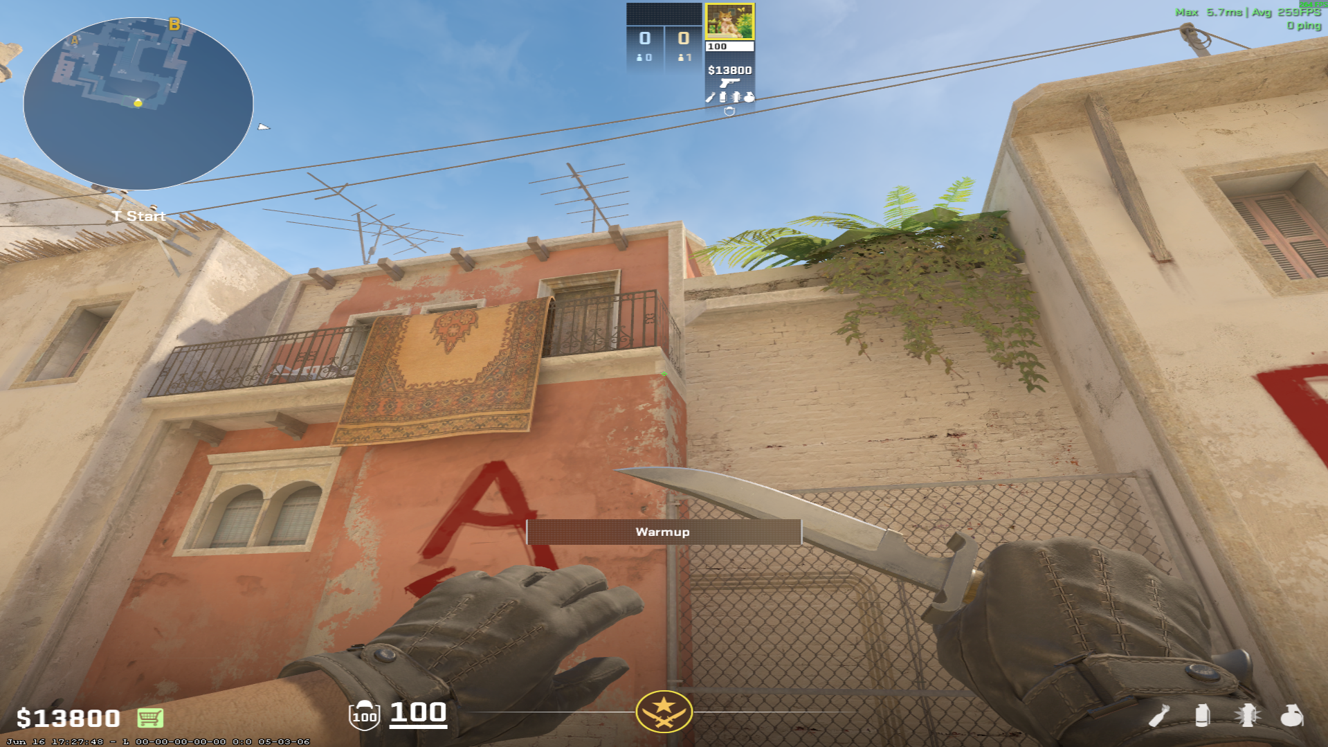 Mirage smoke lineup Window Smoke — throw 1, where to aim