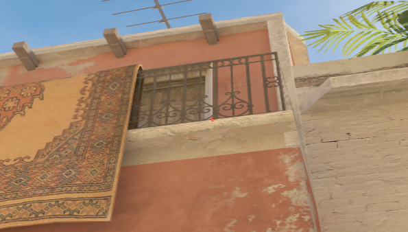 Mirage smoke lineup Window Smoke — throw 3, precise aim point