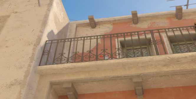 Mirage smoke lineup Window Smoke — throw 5, precise aim point