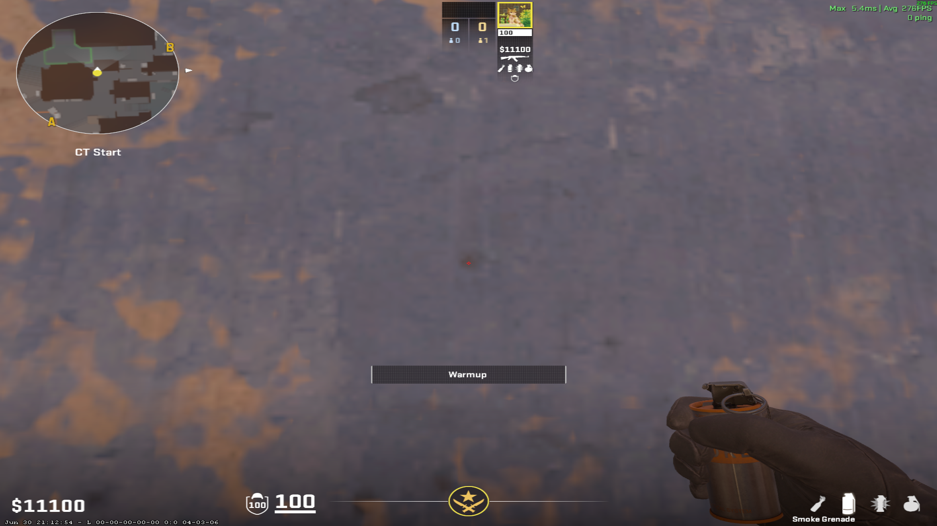 Mirage smoke lineup A Stie Smoke — throw 2, where to stand (2)