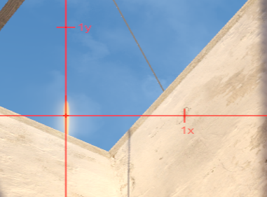 Mirage smoke lineup A Stie Smoke — throw 2, precise aim point