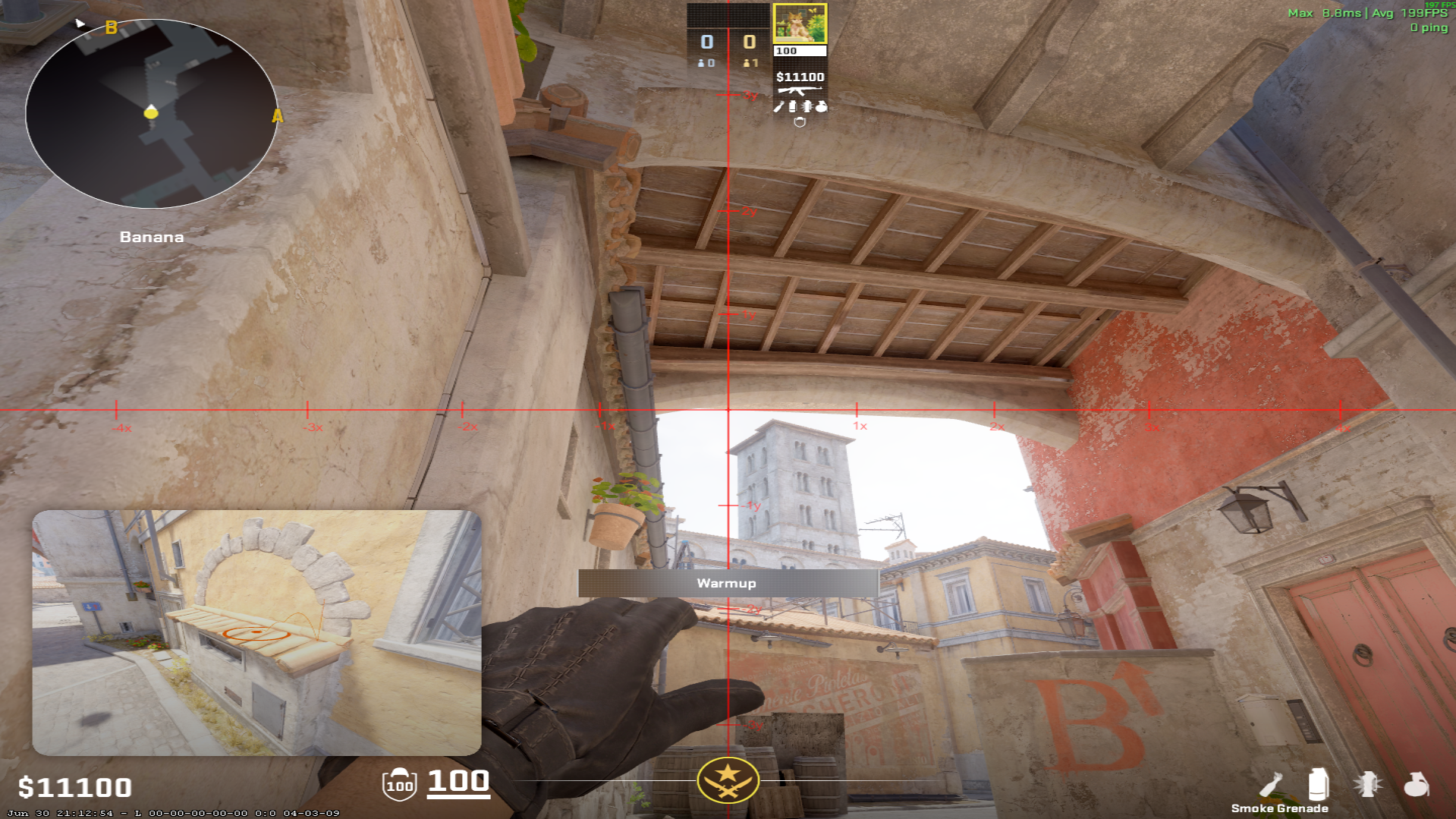 Inferno smoke lineup CT Smoke (Giant) — throw 1, where to aim
