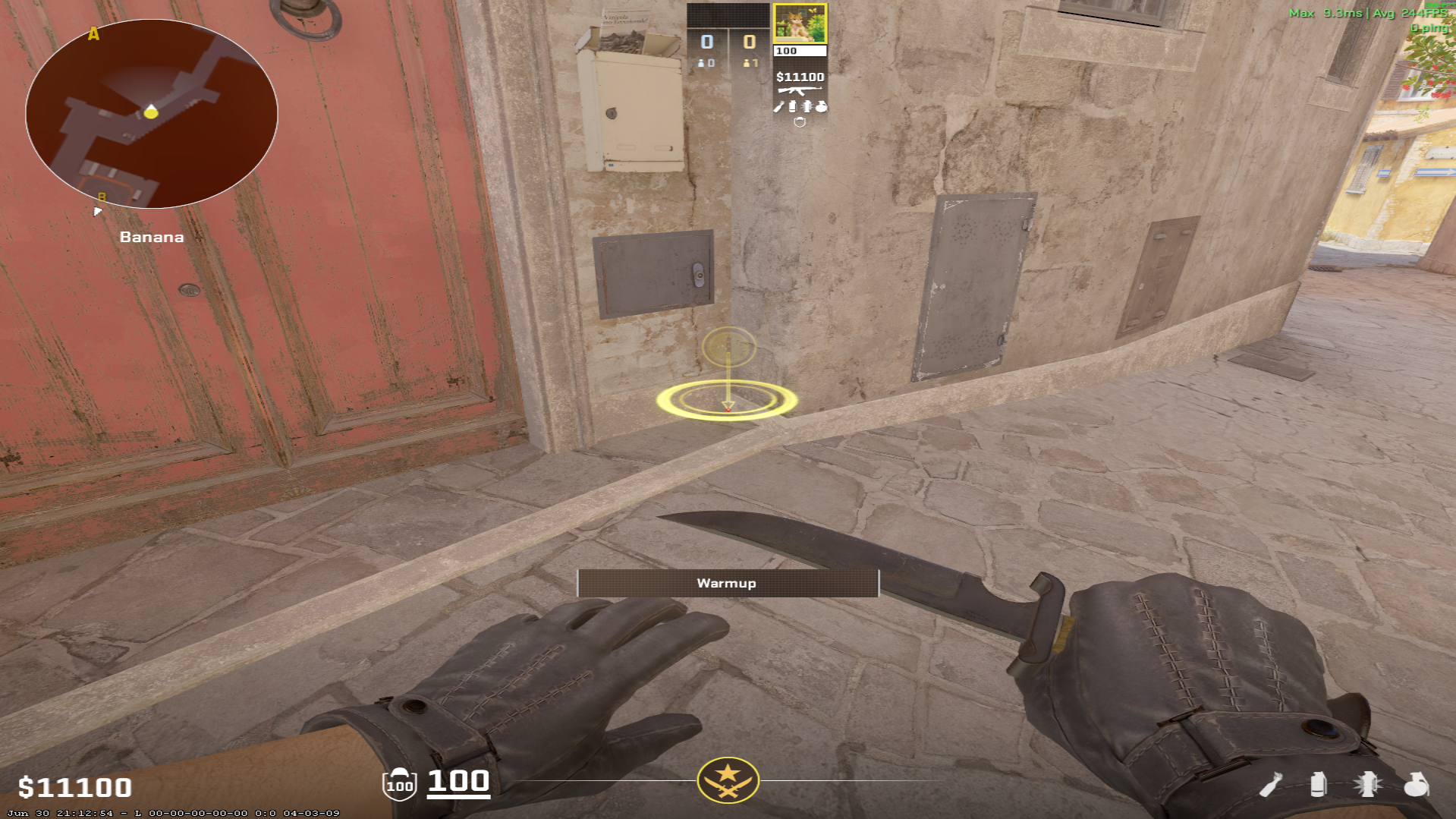 Inferno smoke lineup Coffins Smoke — throw 1, where to stand