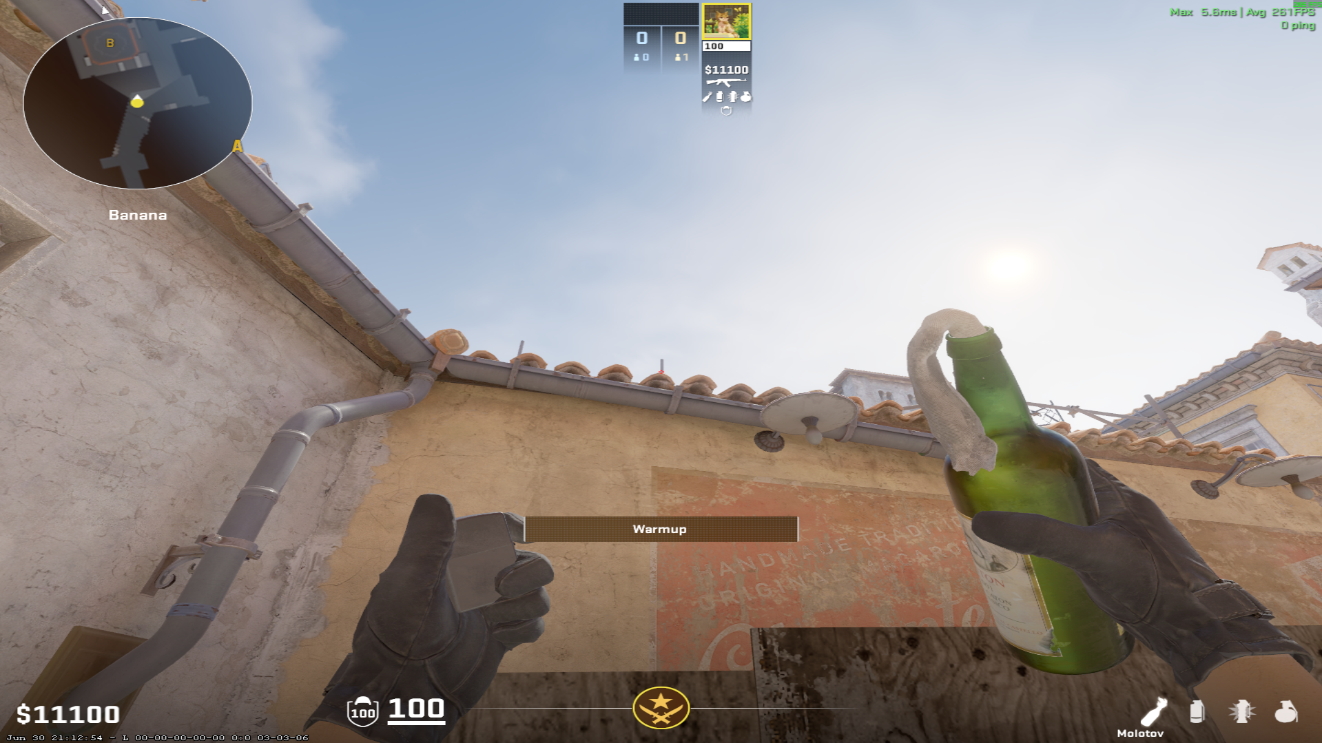 Inferno molotov lineup First Box Molotov — throw 1, where to aim