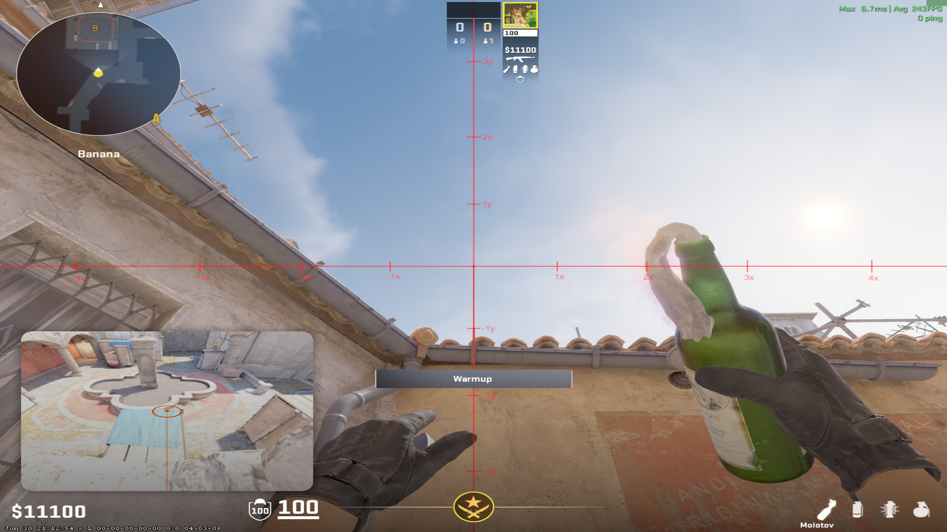 Inferno molotov lineup Second Box Molotov — throw 1, where to aim