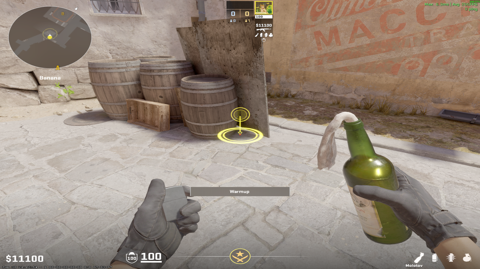 Inferno molotov lineup Triple Molotov — throw 1, where to stand
