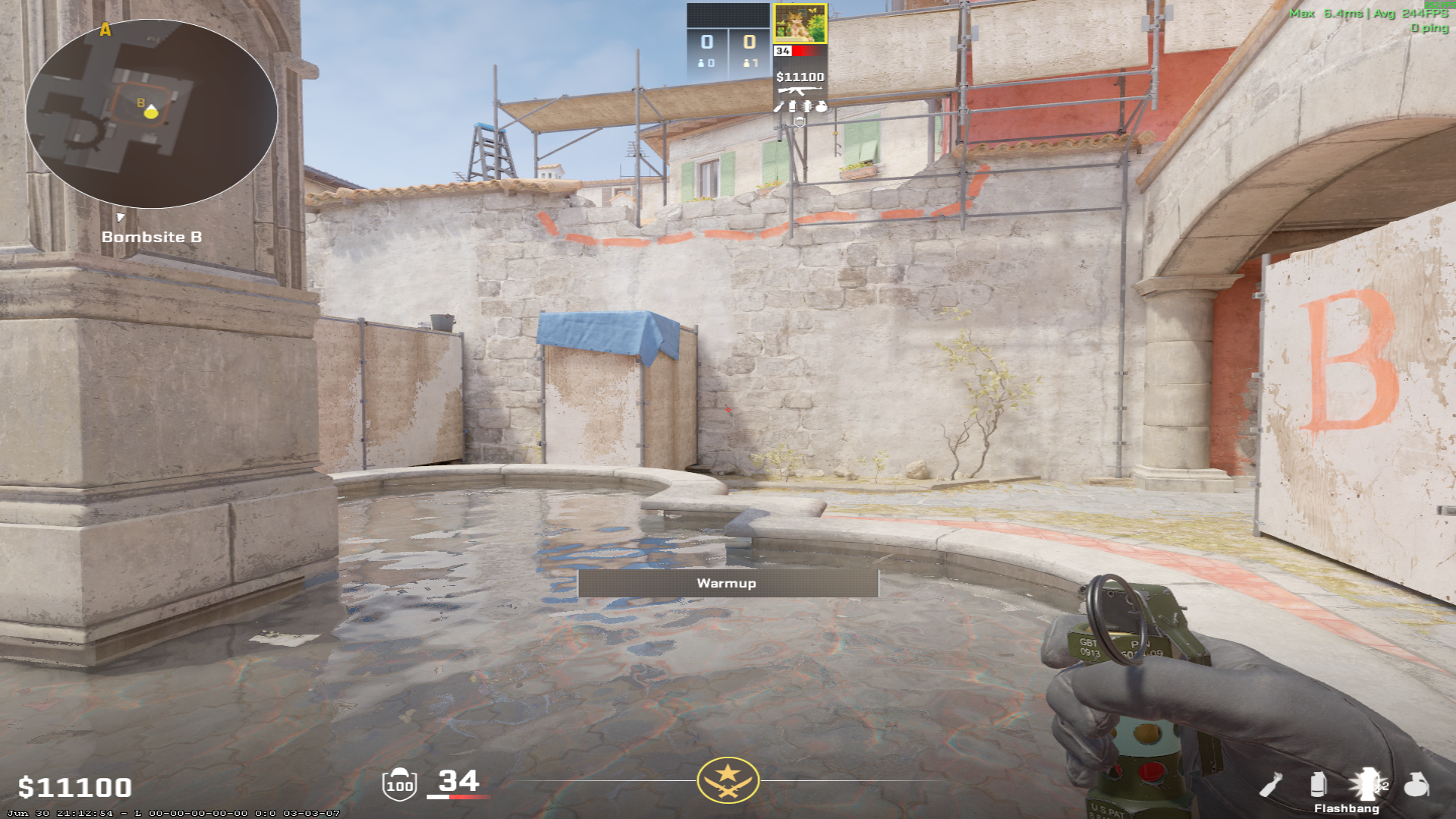 Inferno flash lineup Banana Pop Flash — throw 2, where to aim
