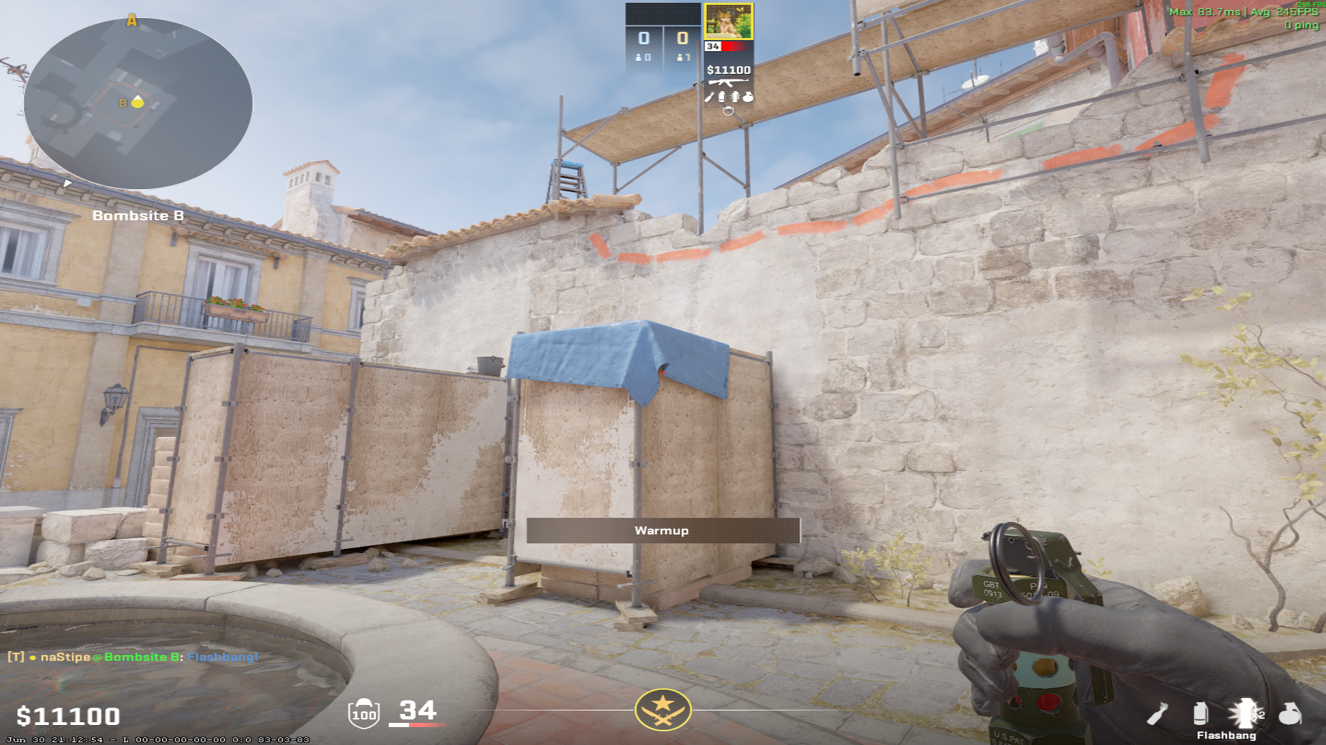 Inferno flash lineup Banana Pop Flash — throw 3, where to aim