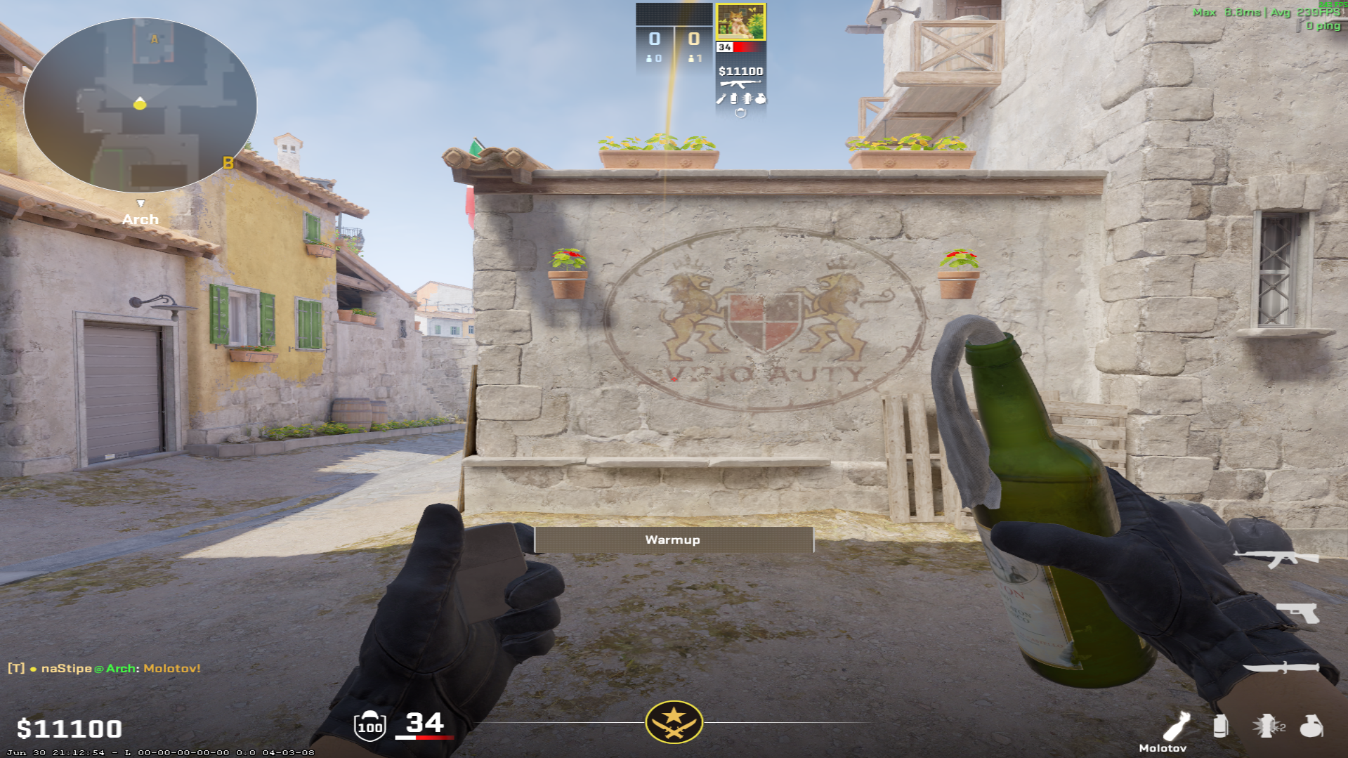 Inferno molotov lineup Default Molotov — throw 1, where to aim