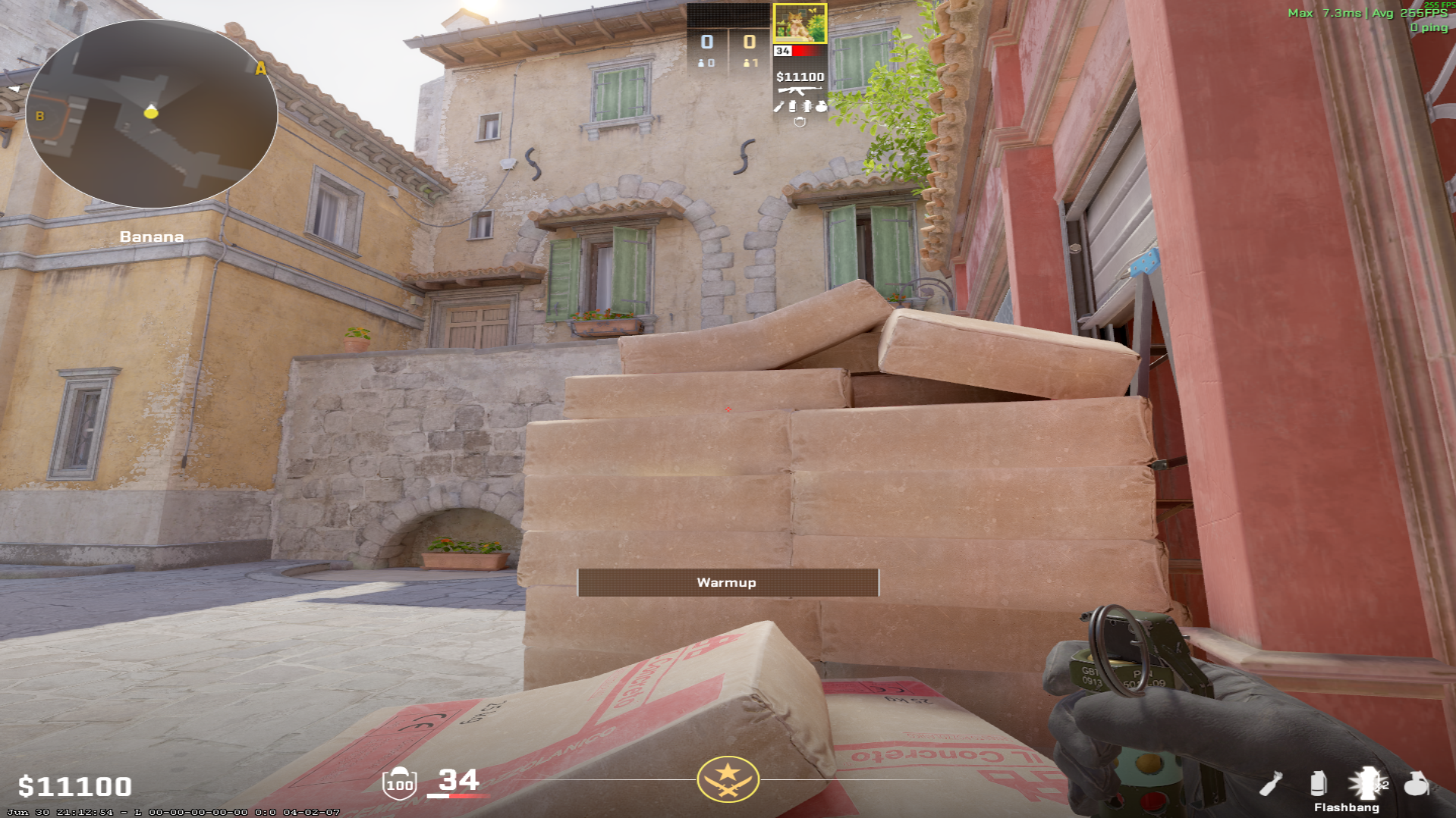 Inferno flash lineup Short Wall Pop Flash — throw 1, where to aim