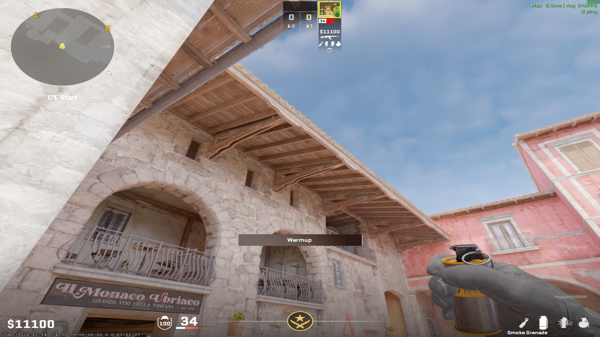 Inferno smoke lineup Mid Smoke from CT Spawn — throw 1, where to aim
