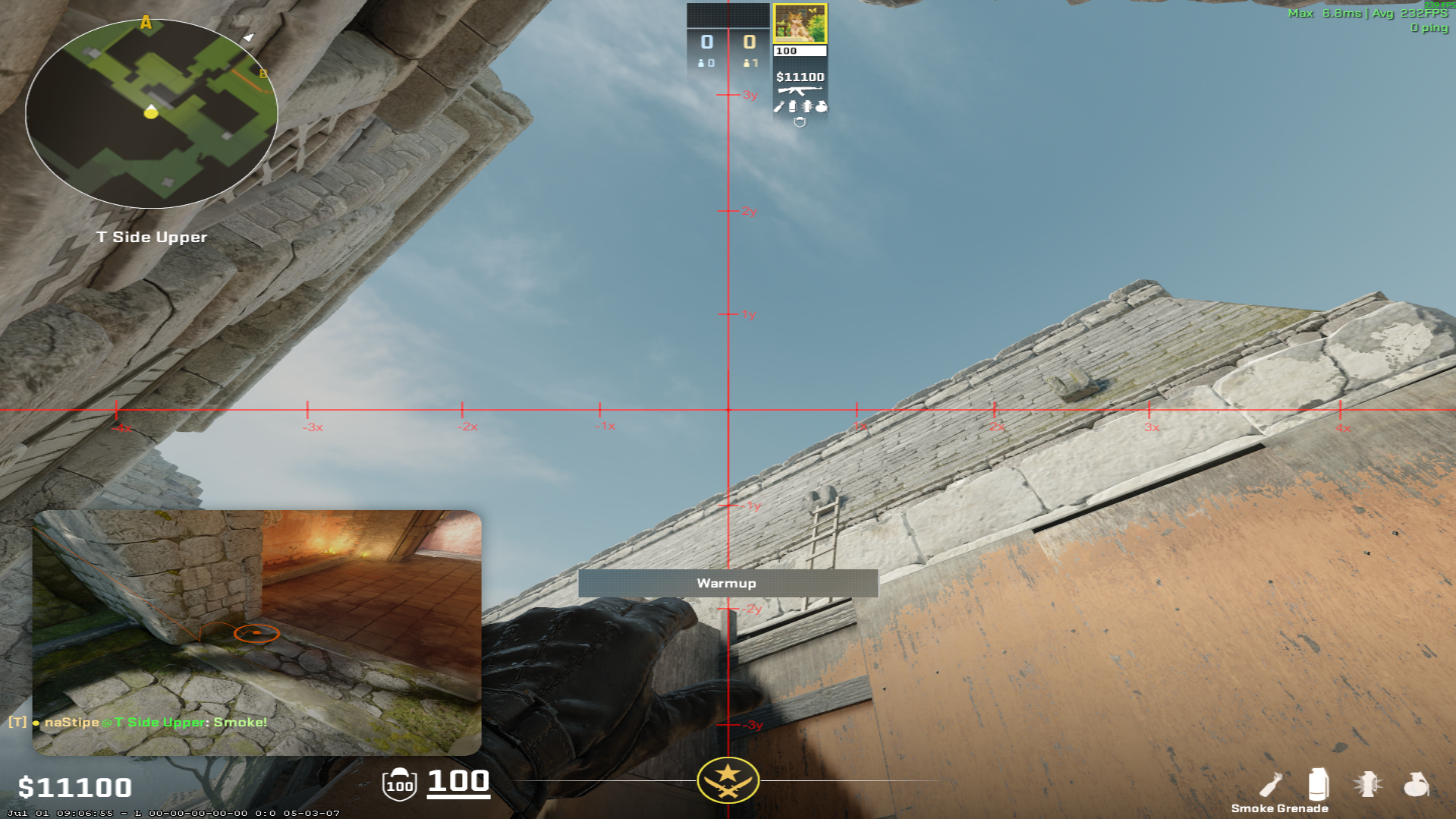 Ancient smoke lineup Red Room Smoke — throw 2, where to aim