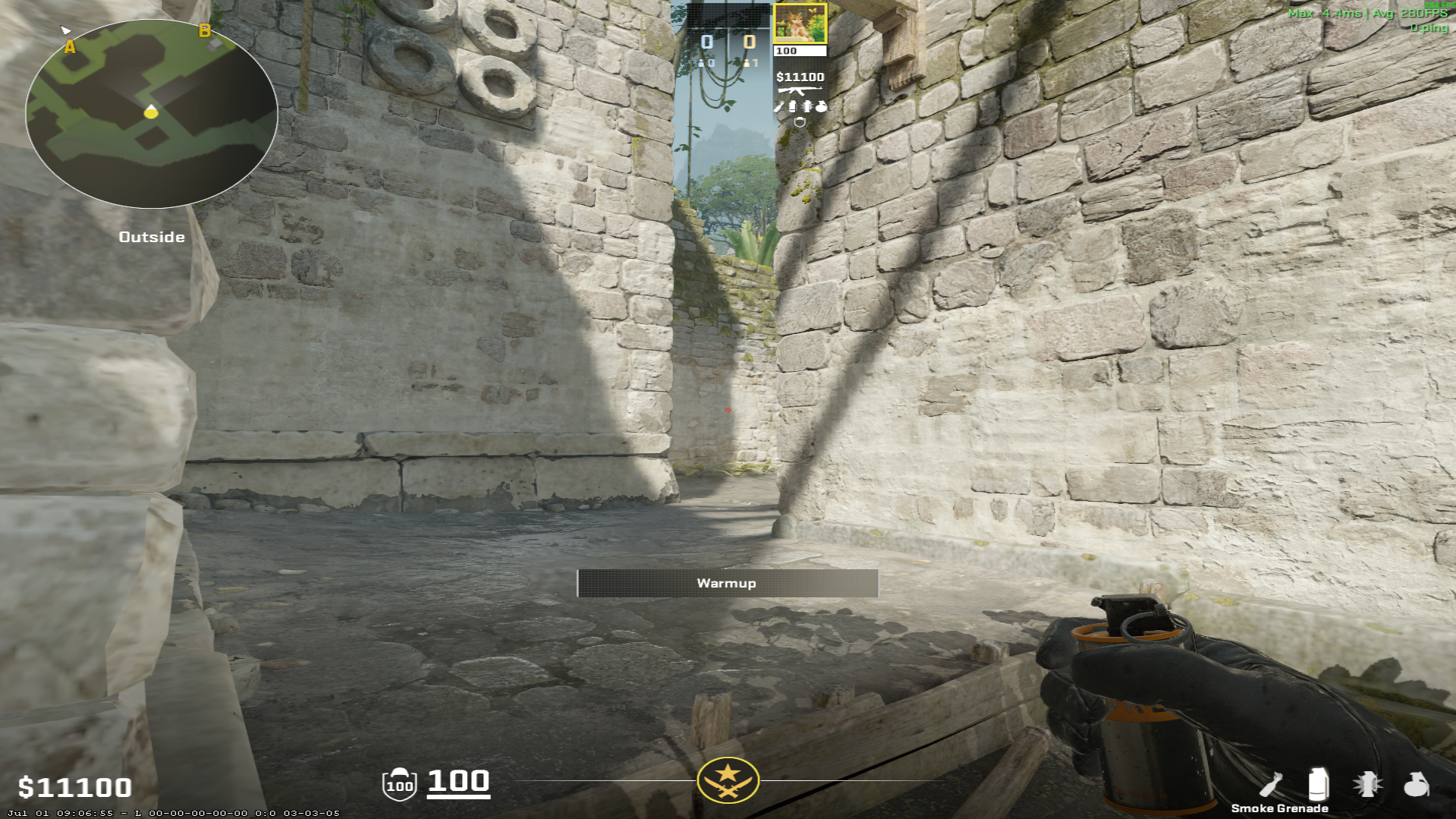 Ancient smoke lineup Red Room Smoke — throw 3, where to aim