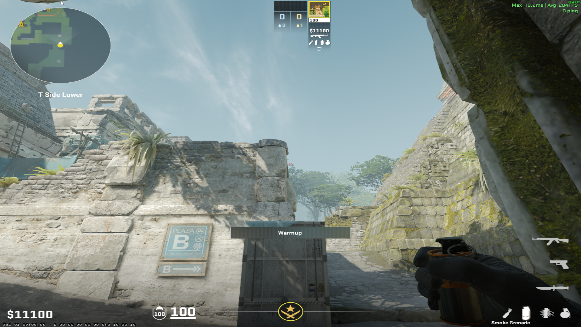 Ancient smoke lineup Long Smoke — throw 2, where to aim