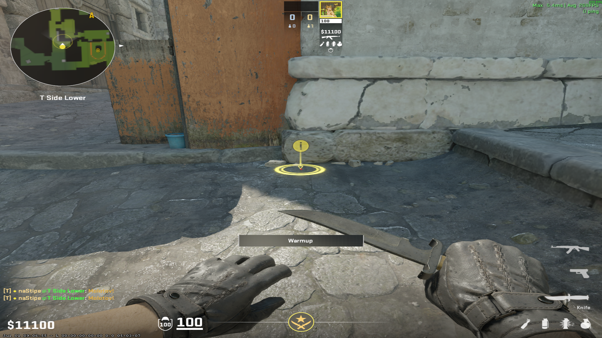 Ancient molotov lineup Ninja Molotov — throw 2, where to stand