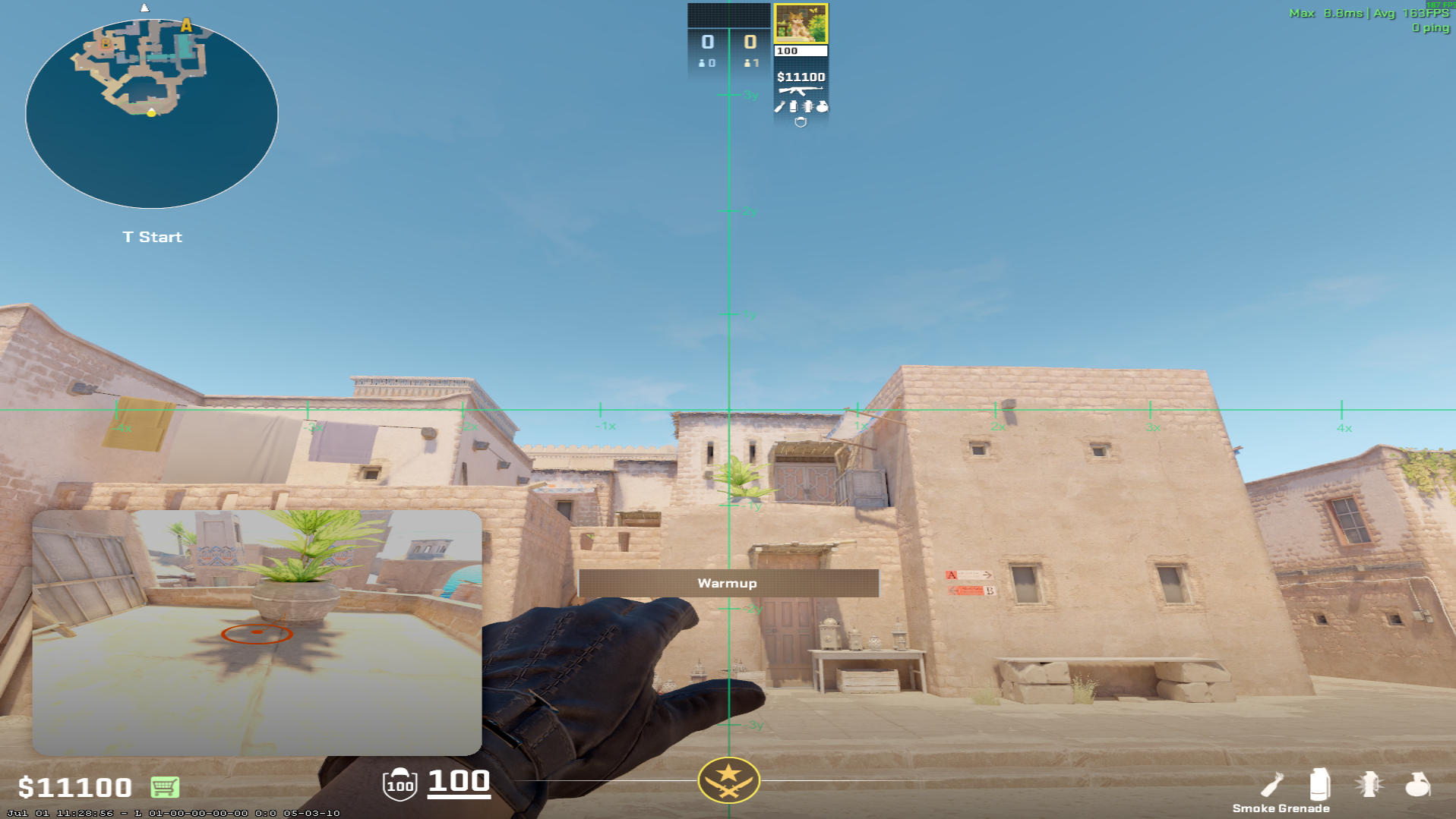 Anubis smoke lineup Window Smoke — throw 1, where to aim