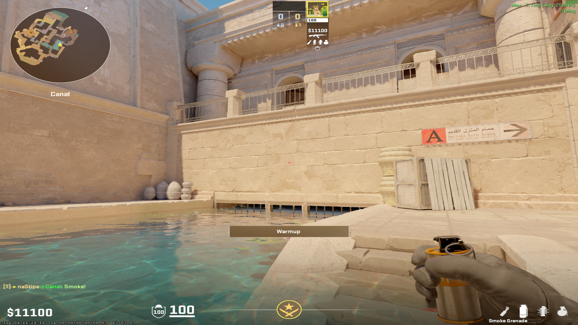 Anubis smoke lineup Plateau Box Smoke — throw 1, where to aim