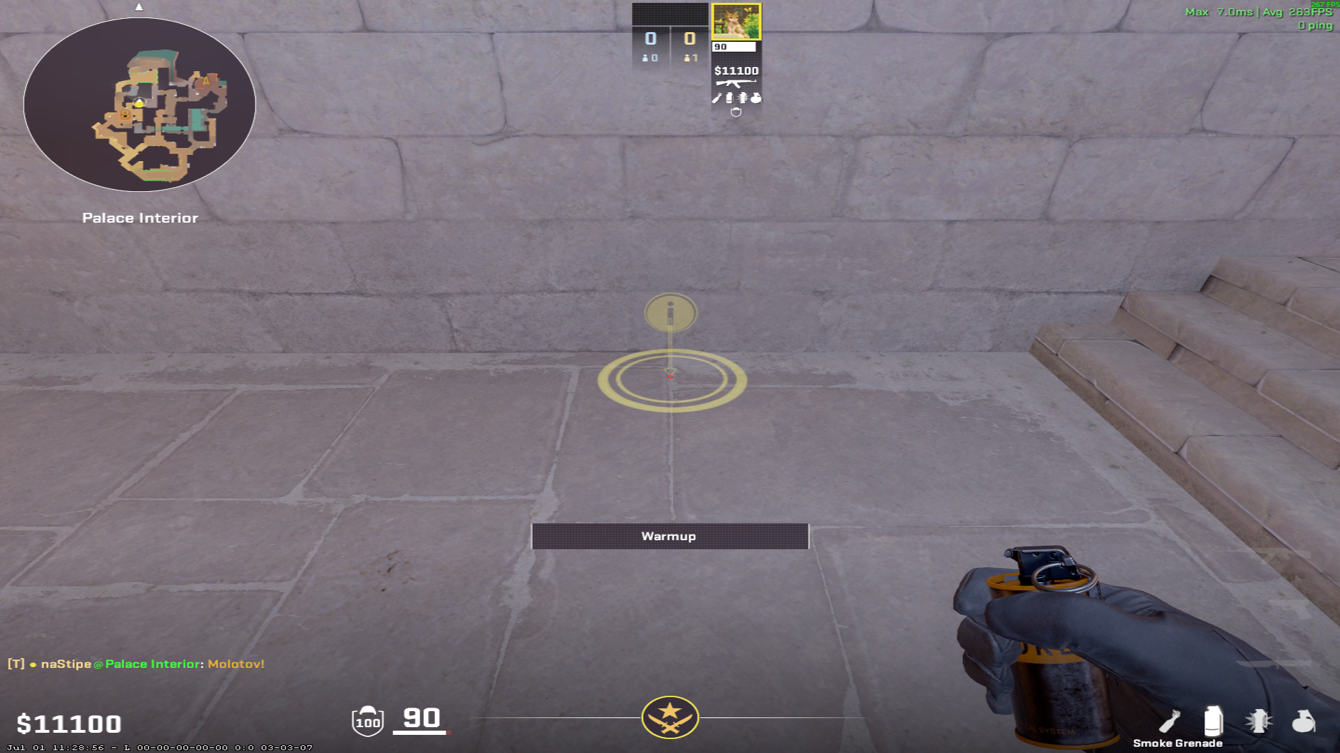 Anubis molotov lineup Back Site Molotov — throw 1, where to stand