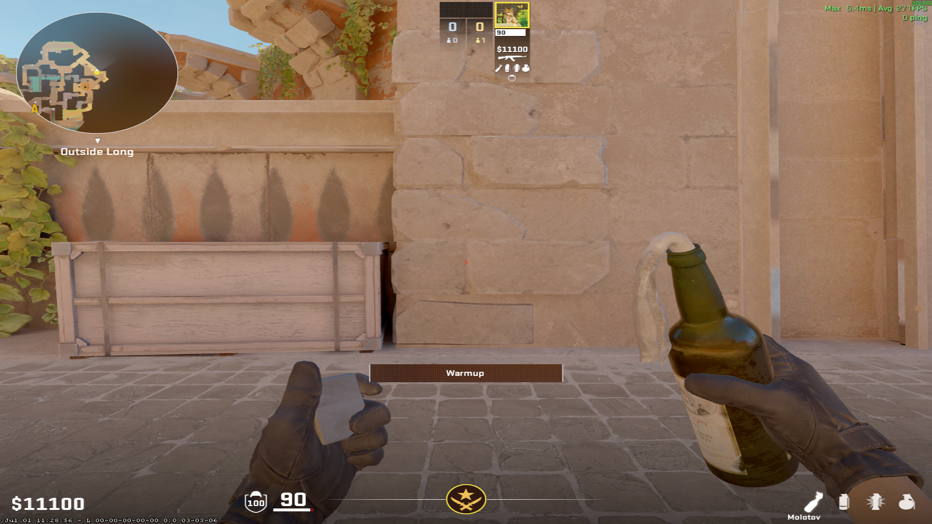 Anubis molotov lineup Pillar Molotov — throw 1, where to stand (2)