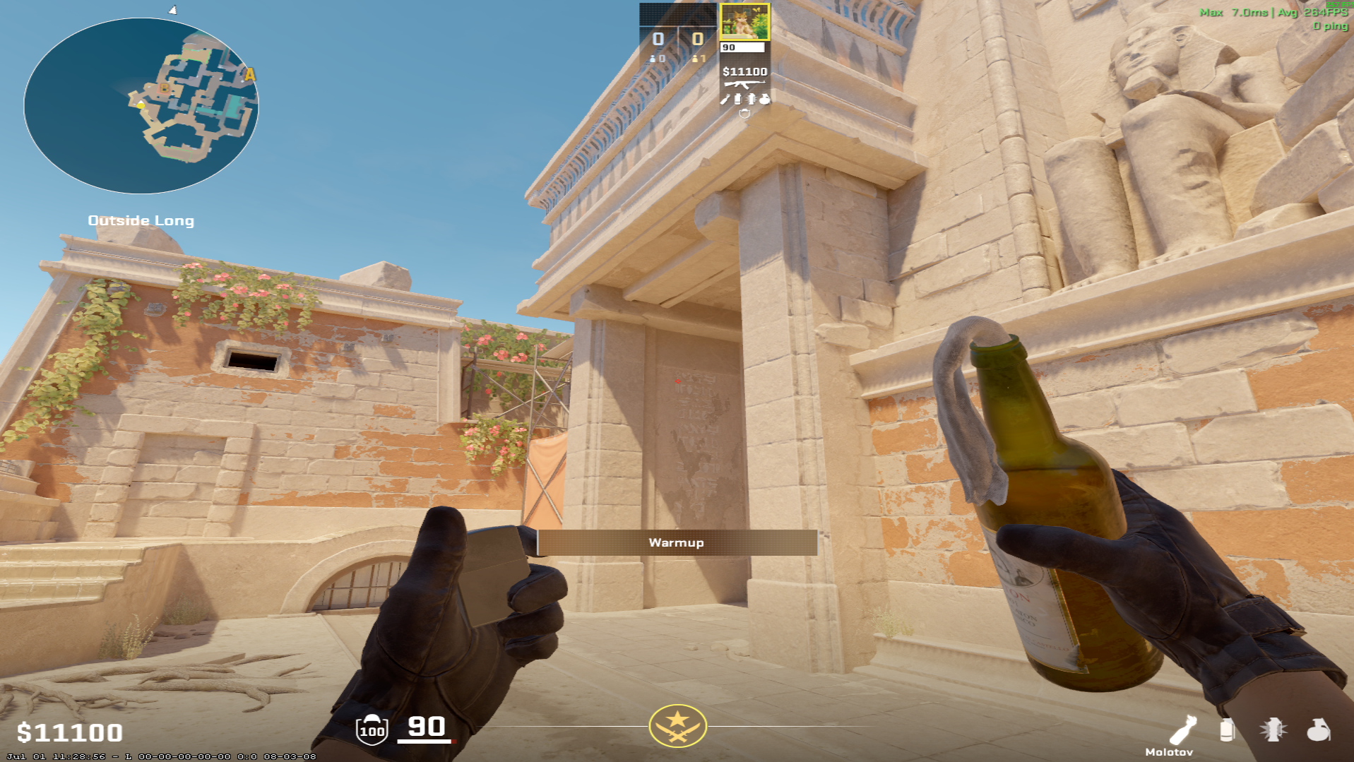 Anubis molotov lineup Pillar Molotov — throw 1, where to aim