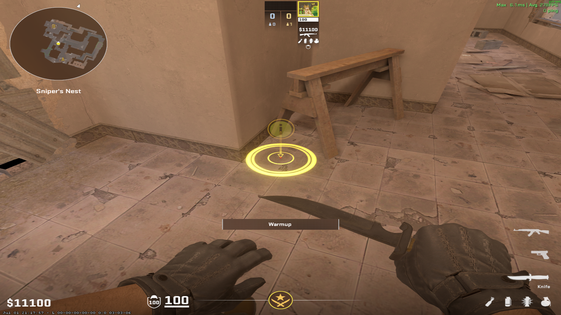 Mirage he grenade lineup Smoke-break — throw 1, where to stand