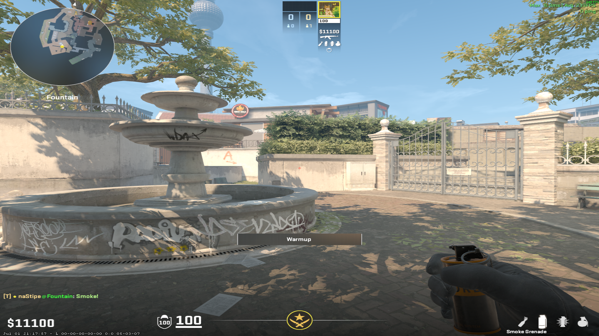 Overpass smoke lineup Toilets Smoke — throw 2, where to aim