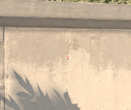 Overpass smoke lineup Toilets Smoke — throw 2, precise aim point