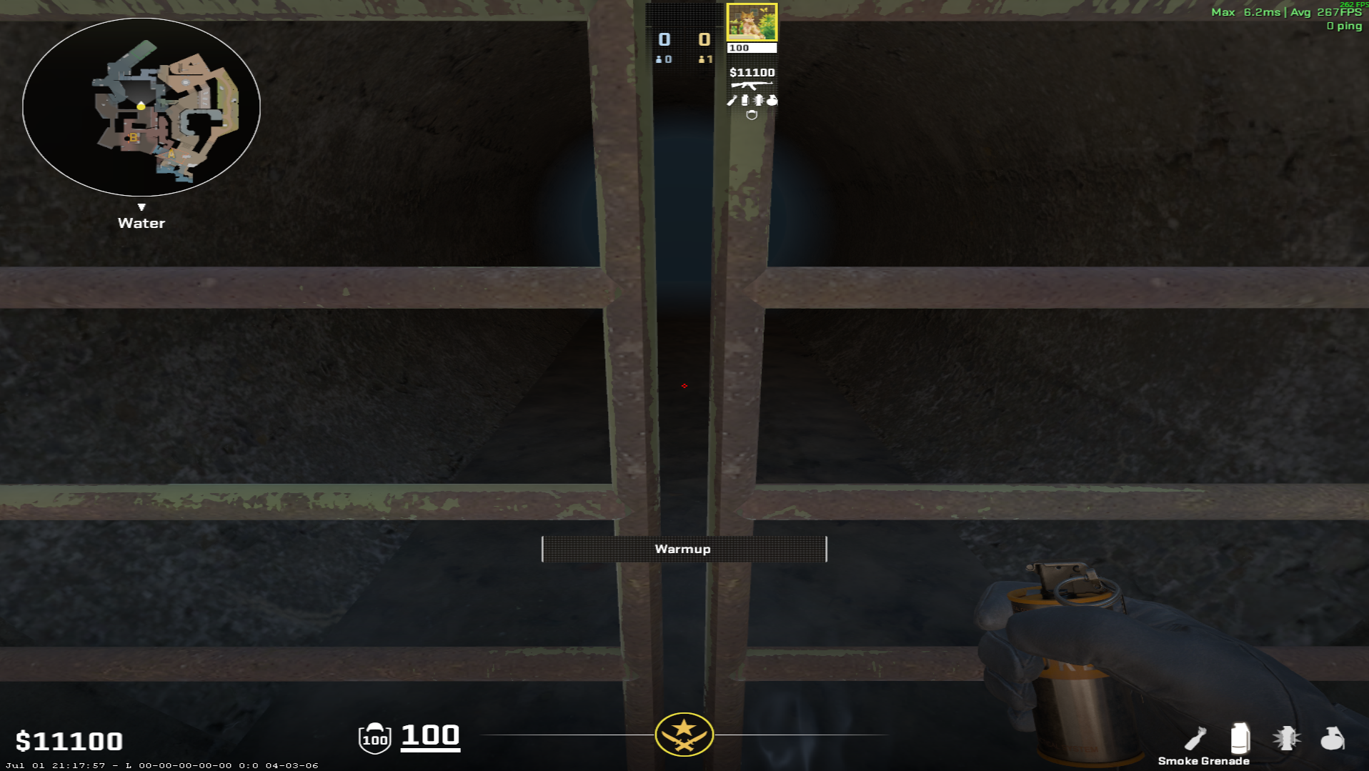 Overpass smoke lineup Bridge Smoke — throw 1, where to stand (2)