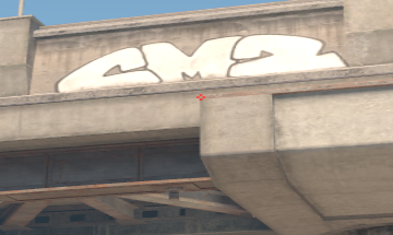 Overpass smoke lineup Bridge Smoke — throw 1, precise aim point