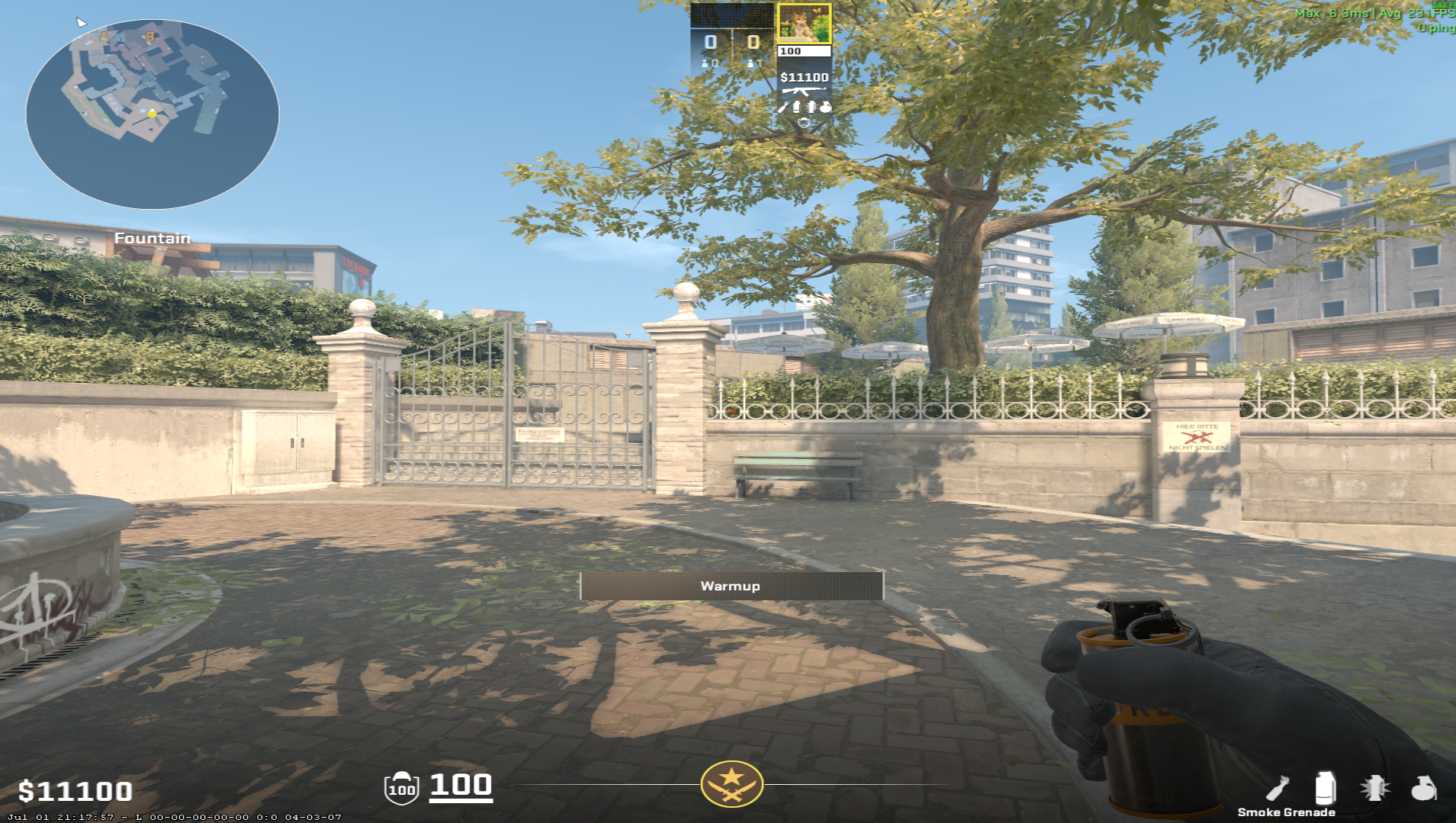 Overpass smoke lineup Barrels Smoke — throw 1, where to aim