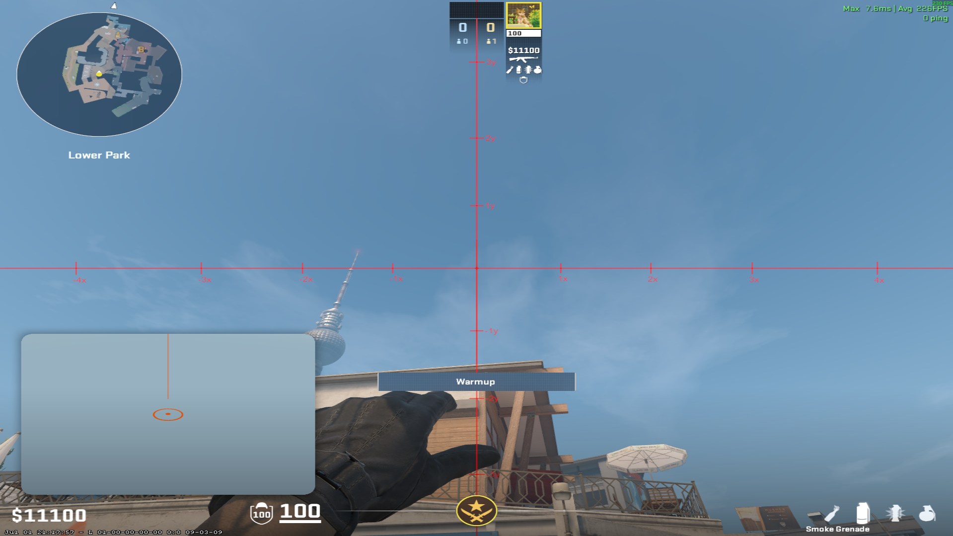 Overpass smoke lineup Sign Post Smoke — throw 1, where to aim