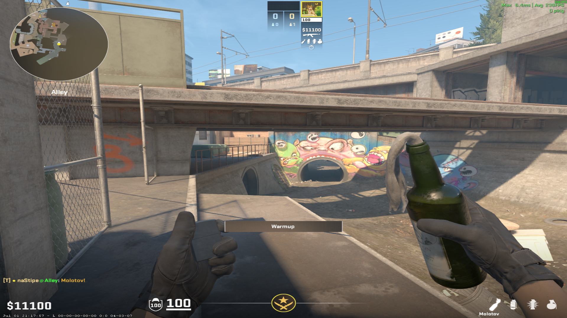 Overpass molotov lineup Barrels Molotov — throw 2, where to aim