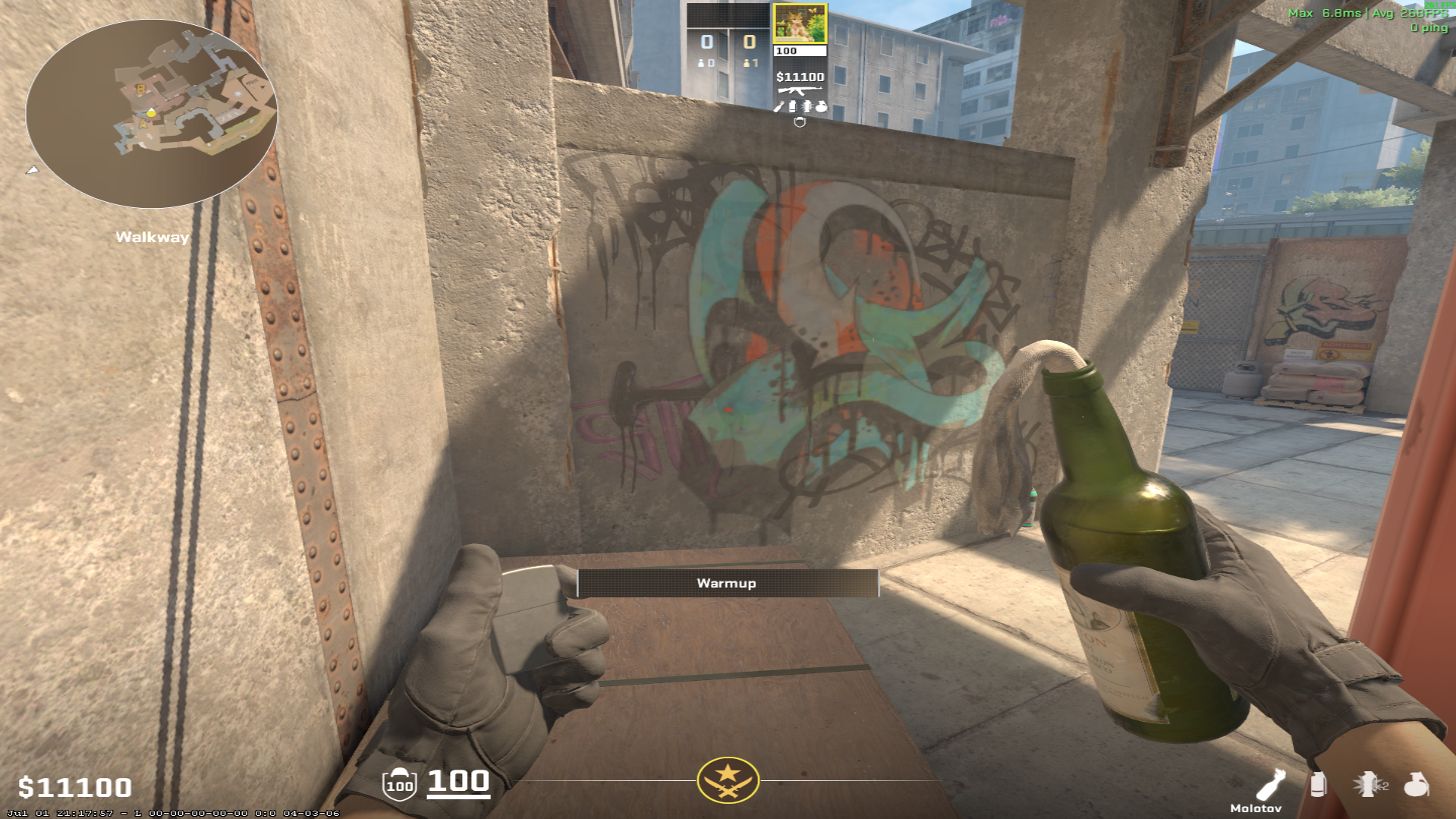 Overpass molotov lineup Short Molotov — throw 1, where to aim