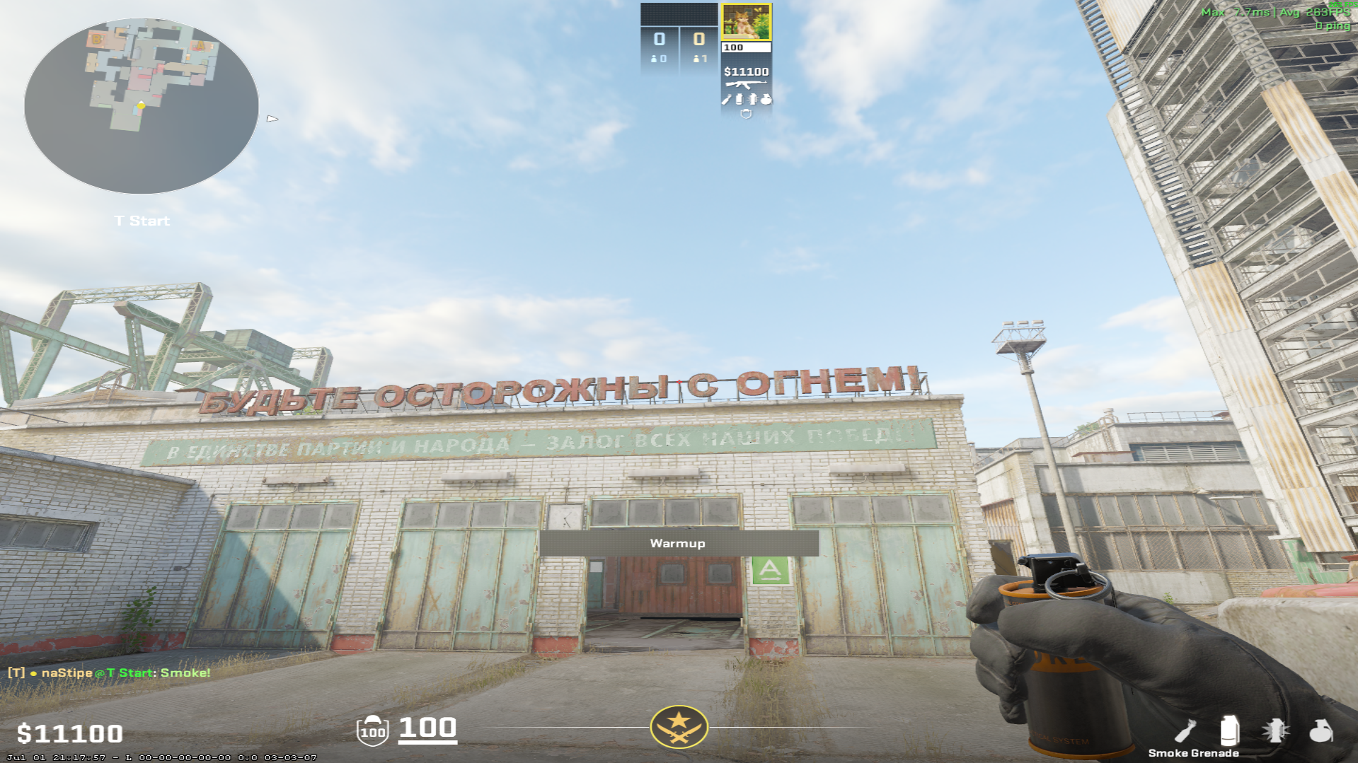 Cache smoke lineup Connector Smoke — throw 2, where to aim