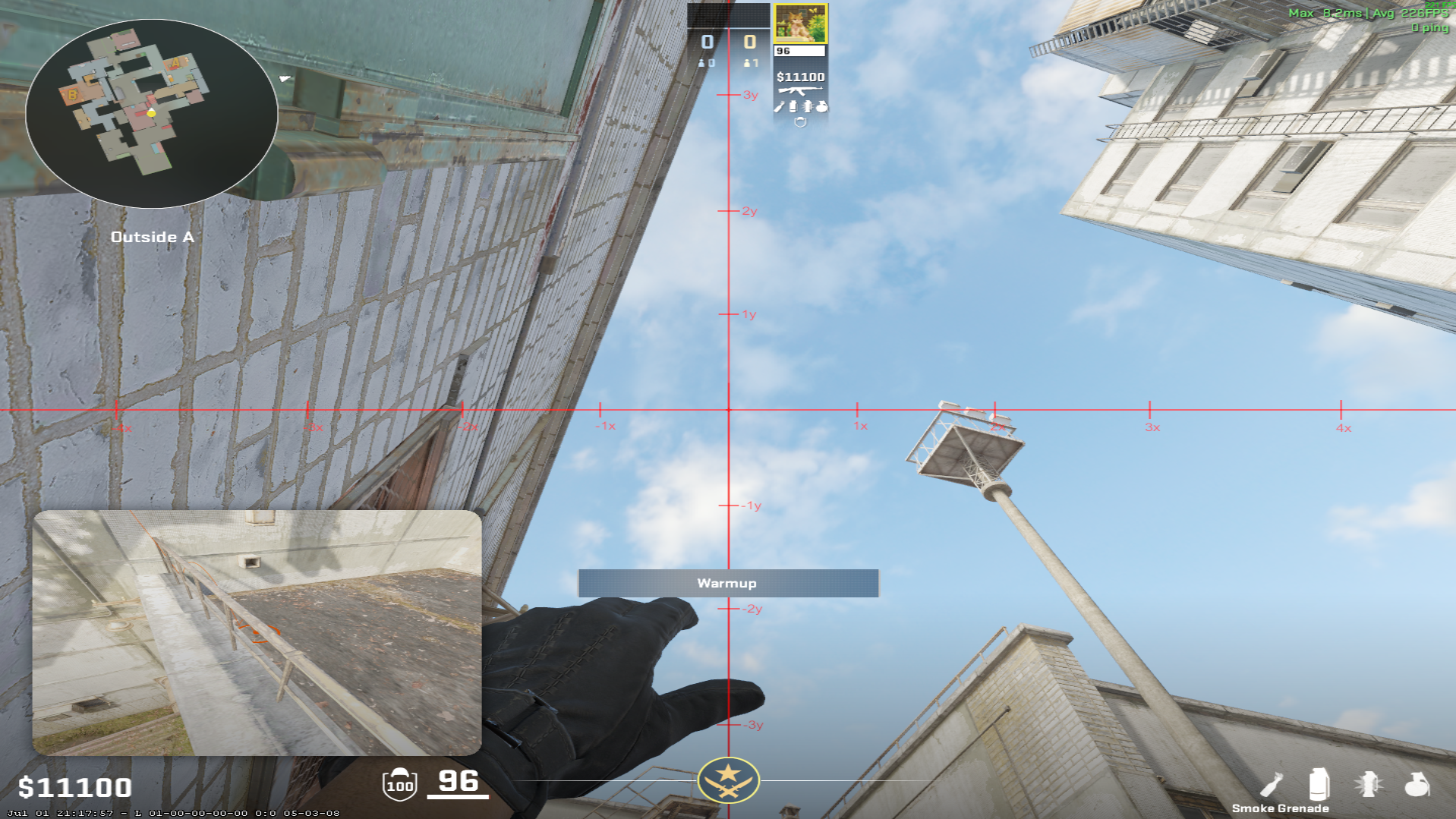 Cache smoke lineup Highway Smoke — throw 1, where to aim