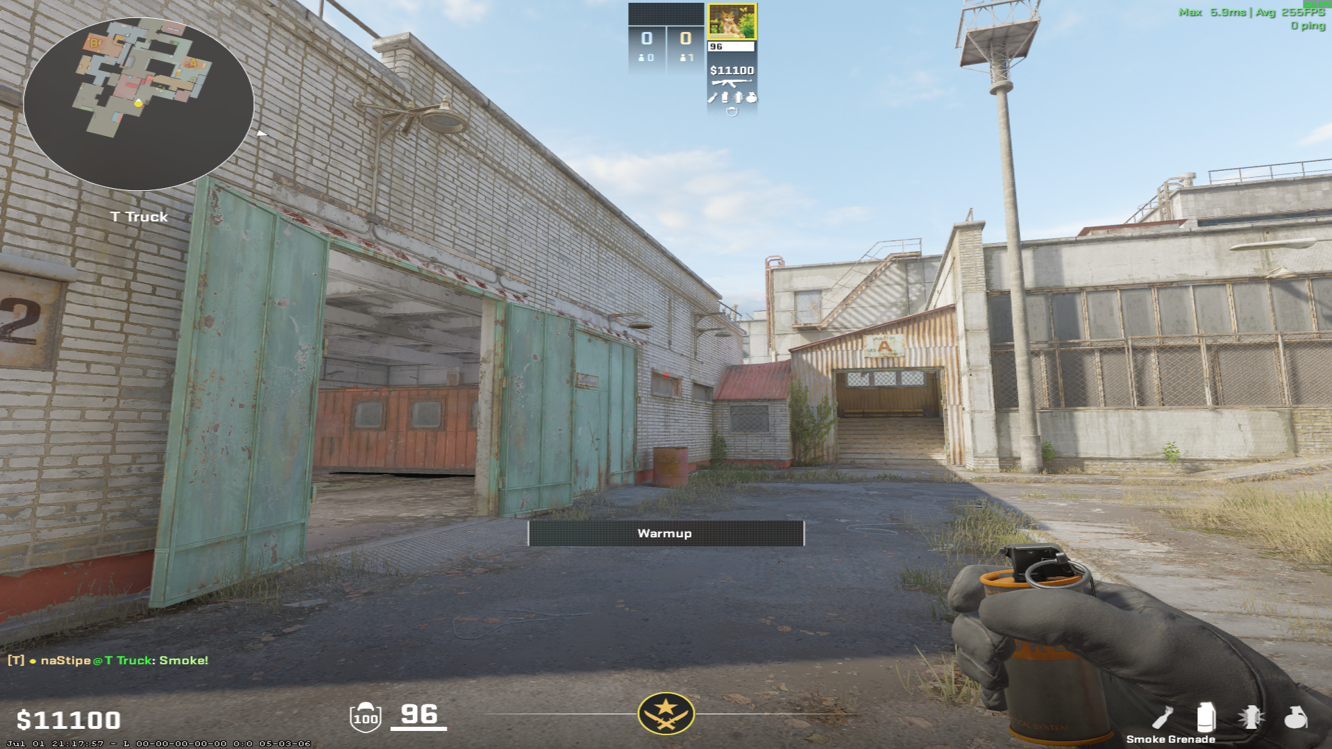 Cache smoke lineup Connector Smoke — throw 3, where to aim