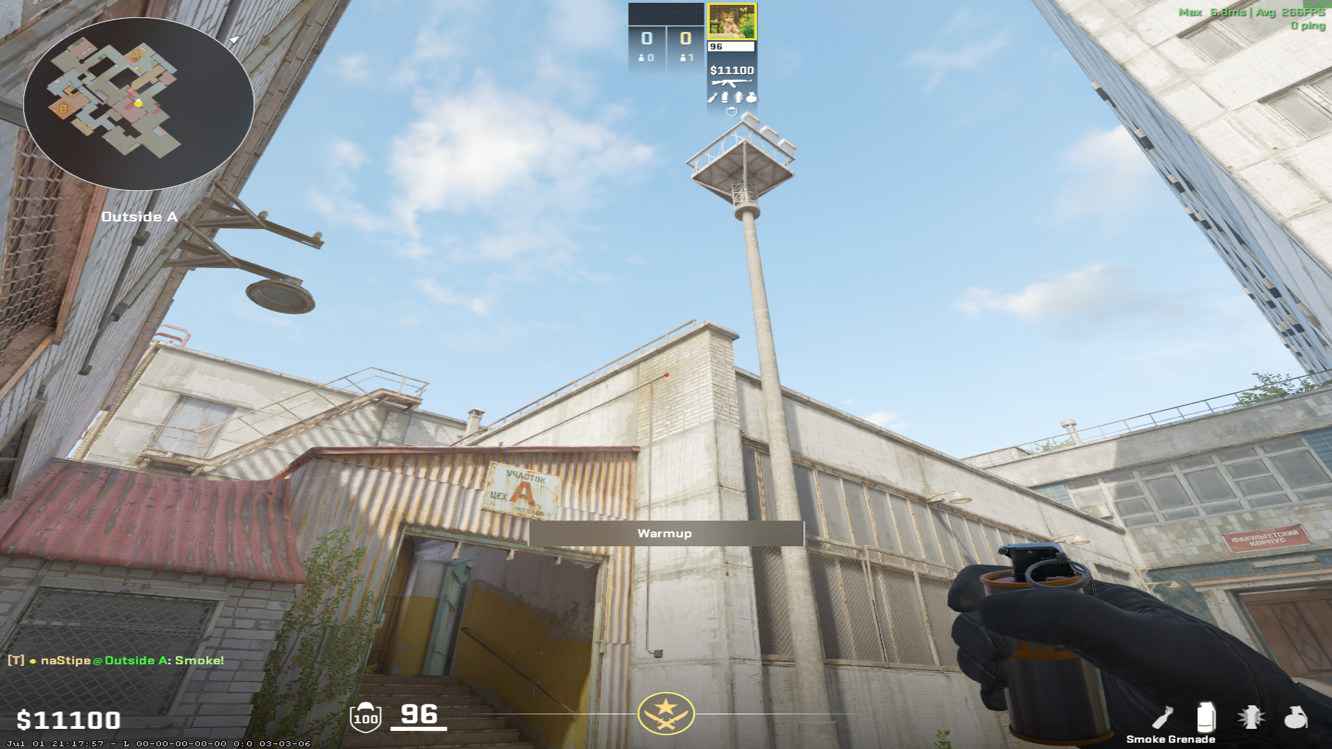 Cache smoke lineup Quad Smoke — throw 1, where to aim