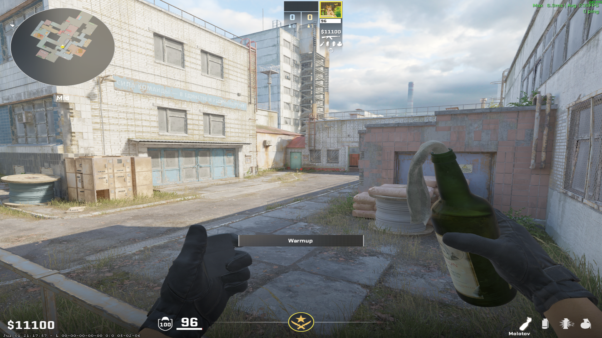 Cache molotov lineup Boost Molotov — throw 1, where to aim