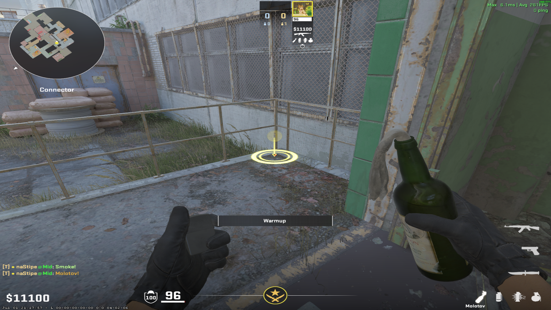 Cache molotov lineup Boost Molotov — throw 1, where to stand