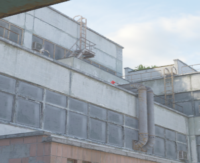 Cache molotov lineup Sandbags Molotov — throw 1, precise aim point