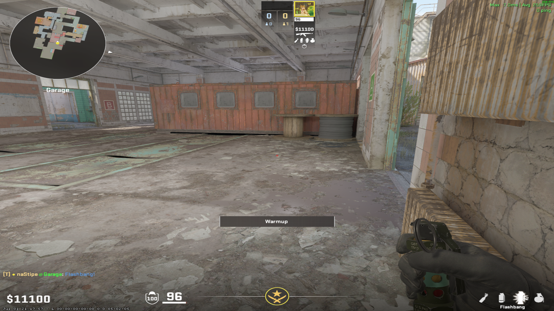 Cache flash lineup Mid Pop Flash — throw 1, where to aim