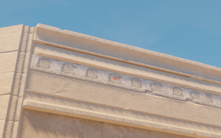 Anubis smoke lineup Temple Smoke (Mid) — throw 1, precise aim point