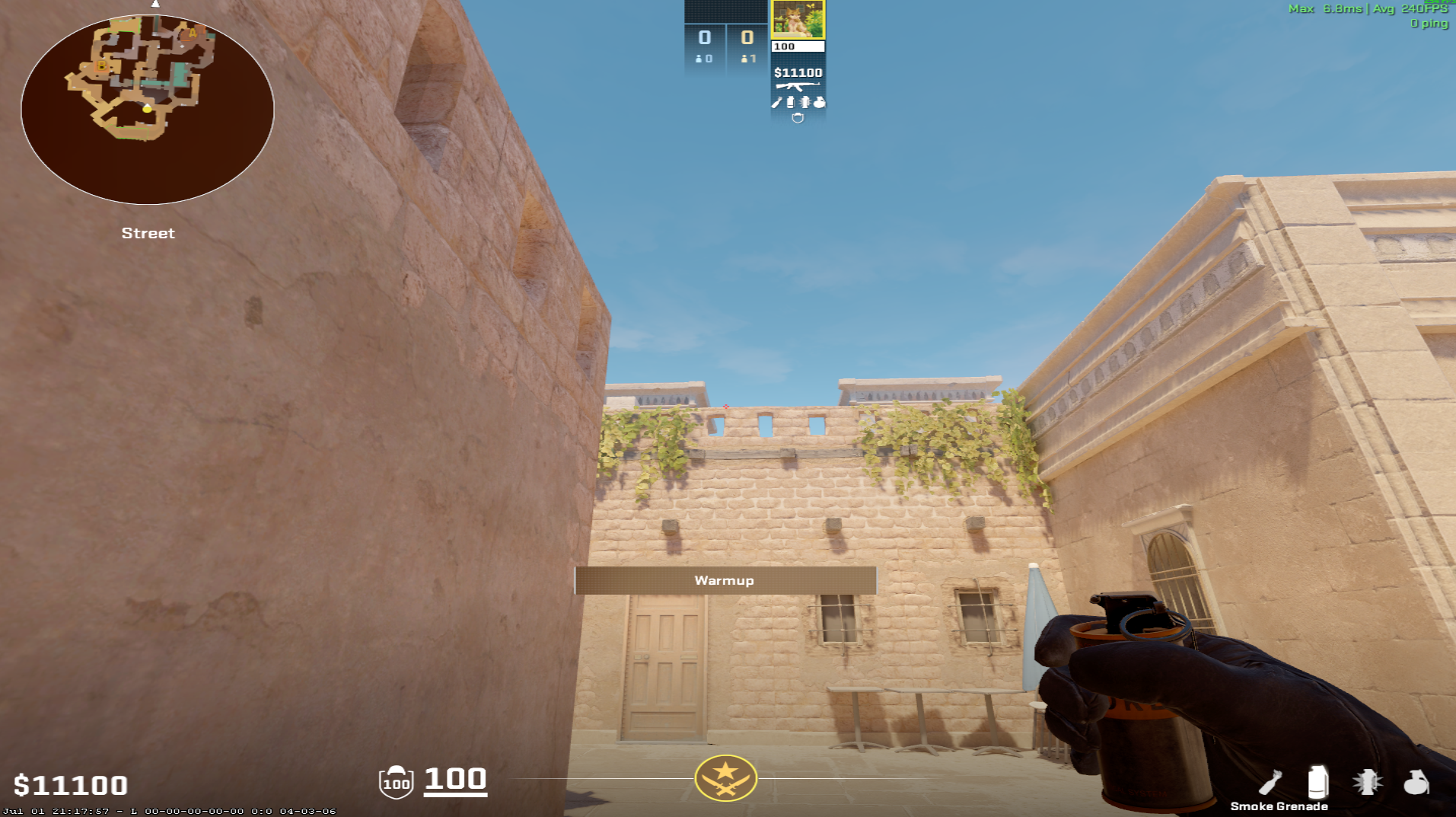 Anubis smoke lineup Temple Smoke (Mid) — throw 2, where to aim