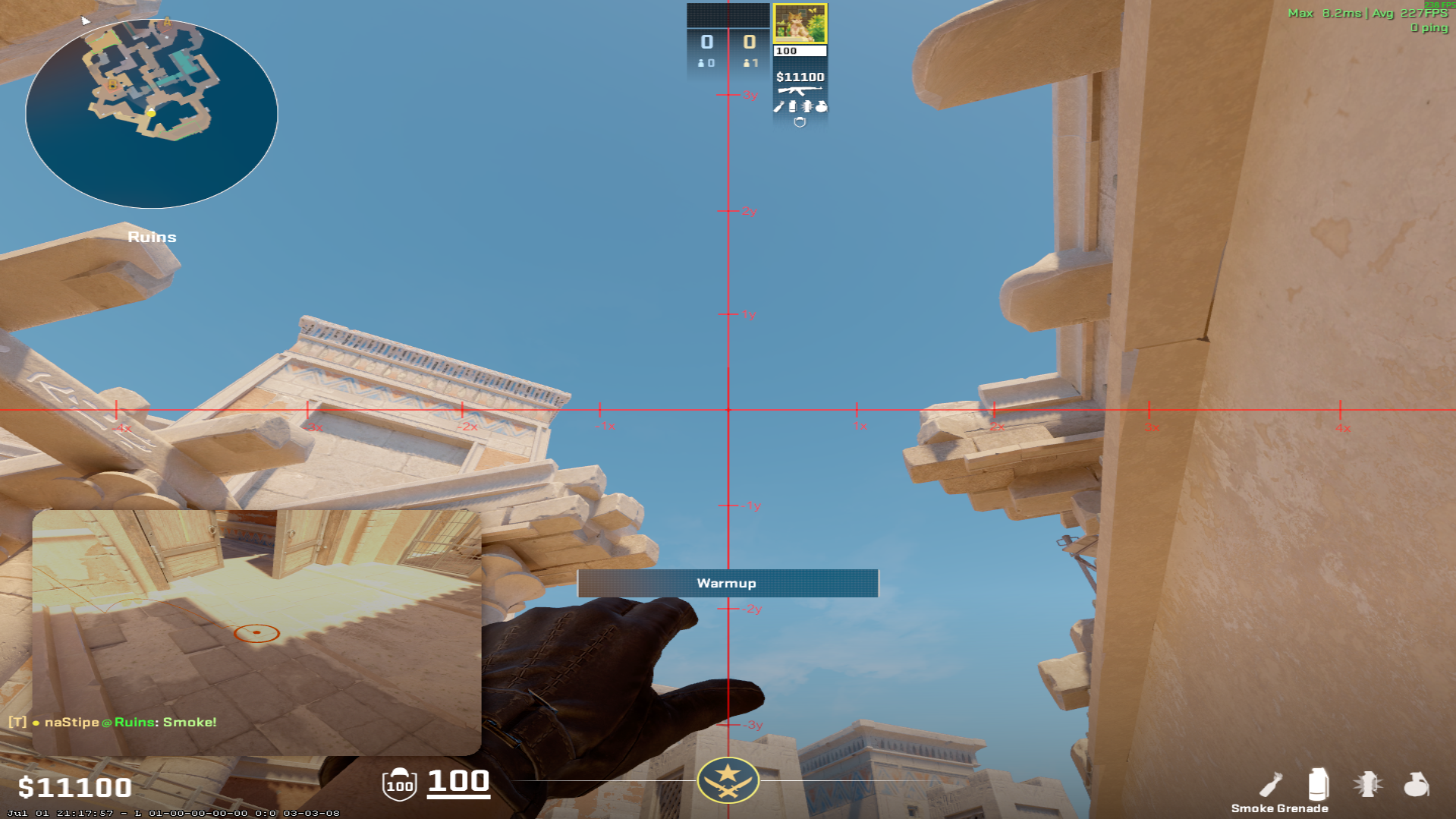 Anubis smoke lineup Camera Smoke — throw 2, where to aim