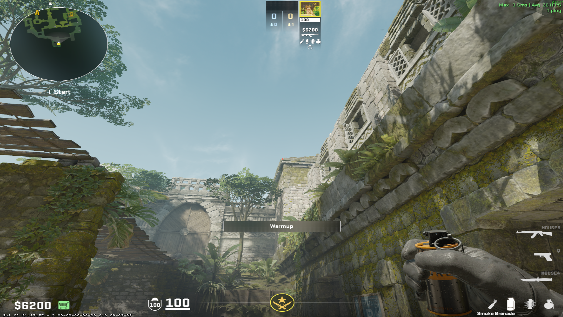 Ancient smoke lineup Heaven Smoke — throw 2, where to aim