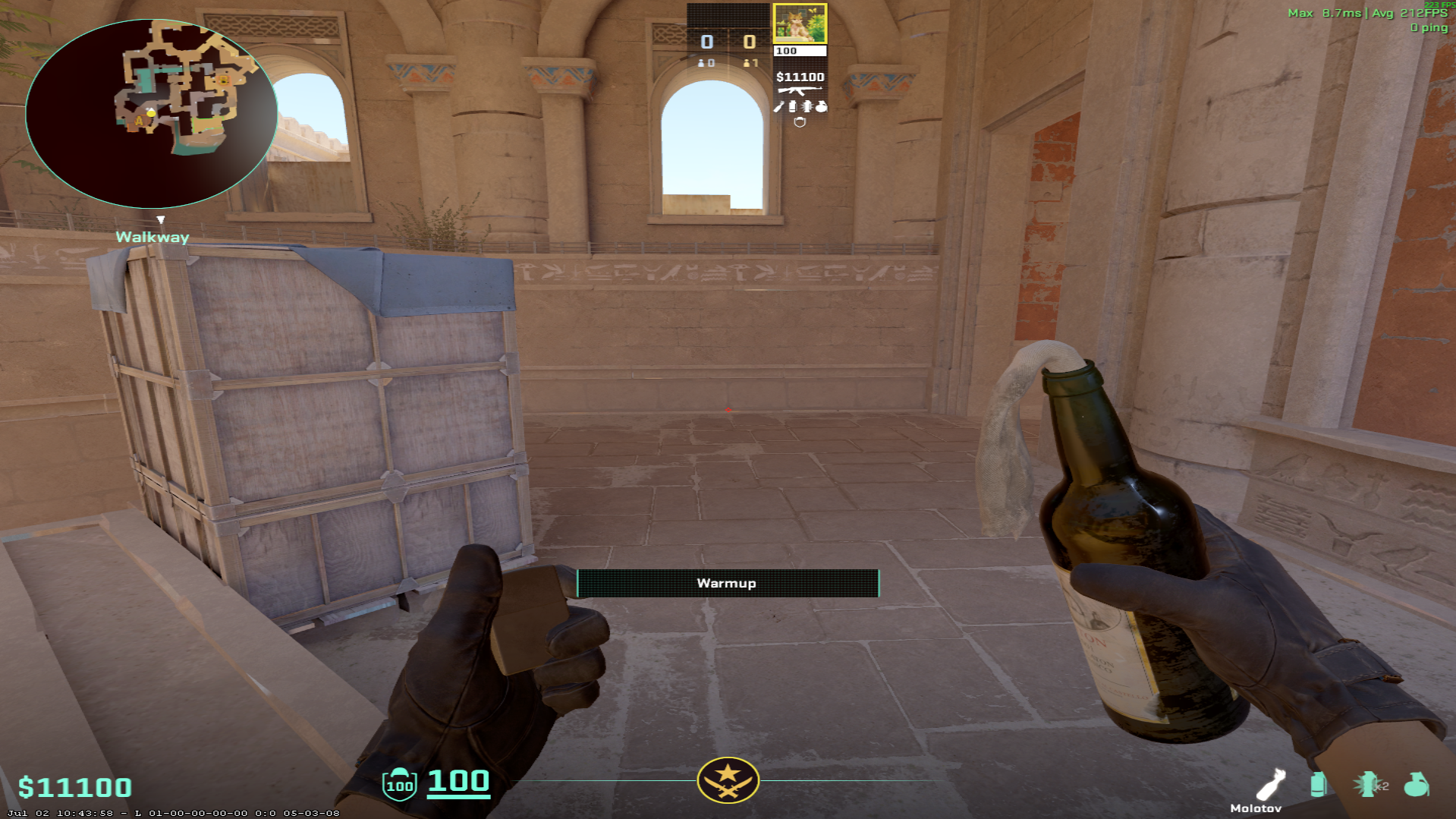 Anubis molotov lineup Front Stairs Molotov — throw 1, where to aim