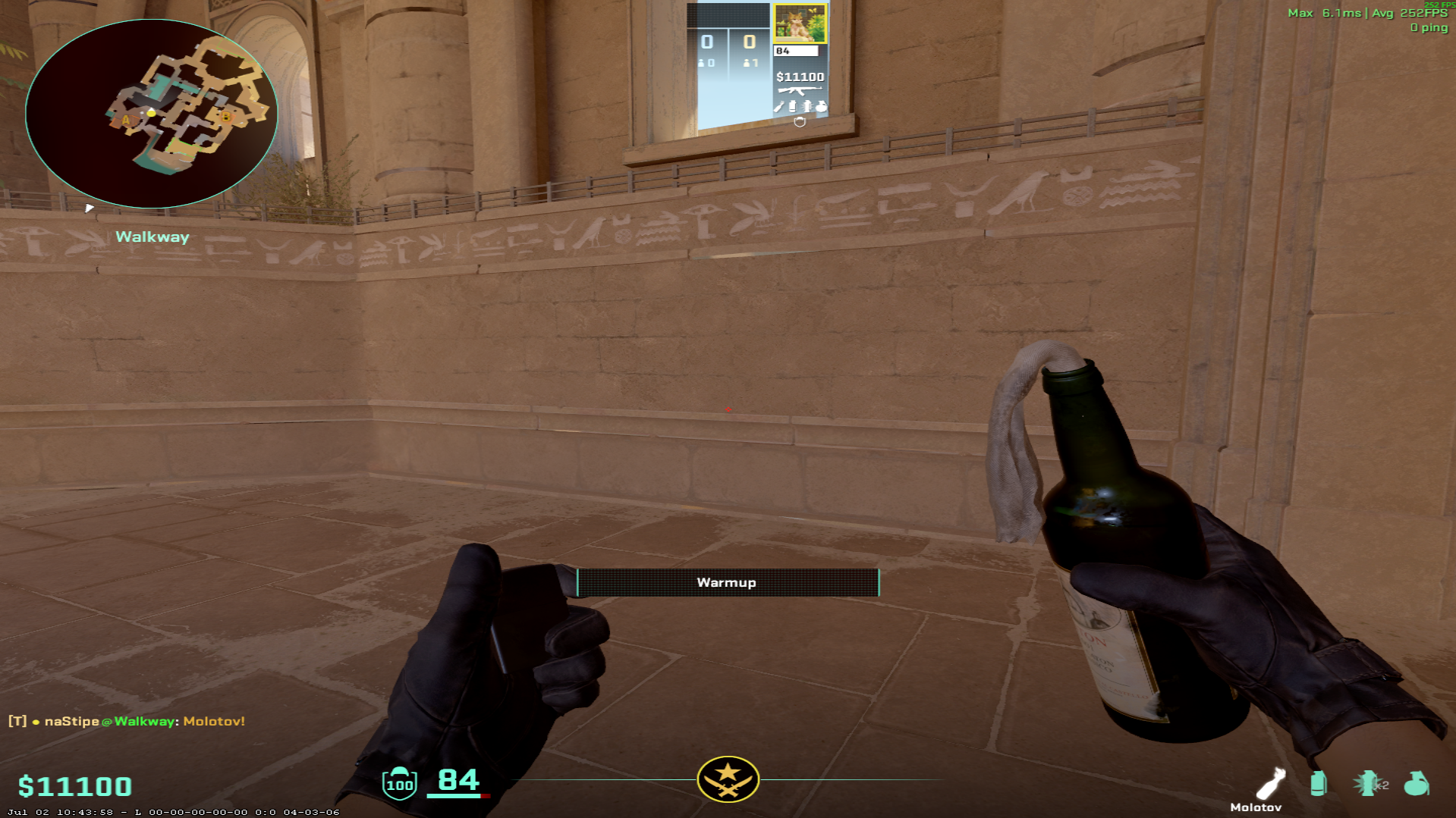 Anubis molotov lineup Palace Molotov — throw 1, where to aim