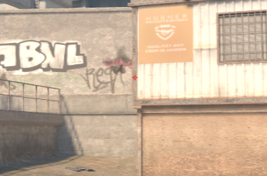 Overpass smoke lineup Heaven Smoke — throw 1, precise aim point
