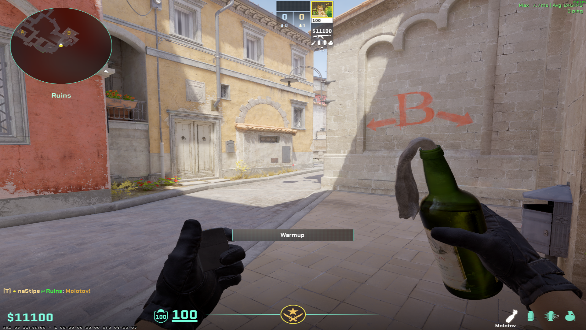 Inferno molotov lineup Unnamed molotov lineup — throw 1, where to aim