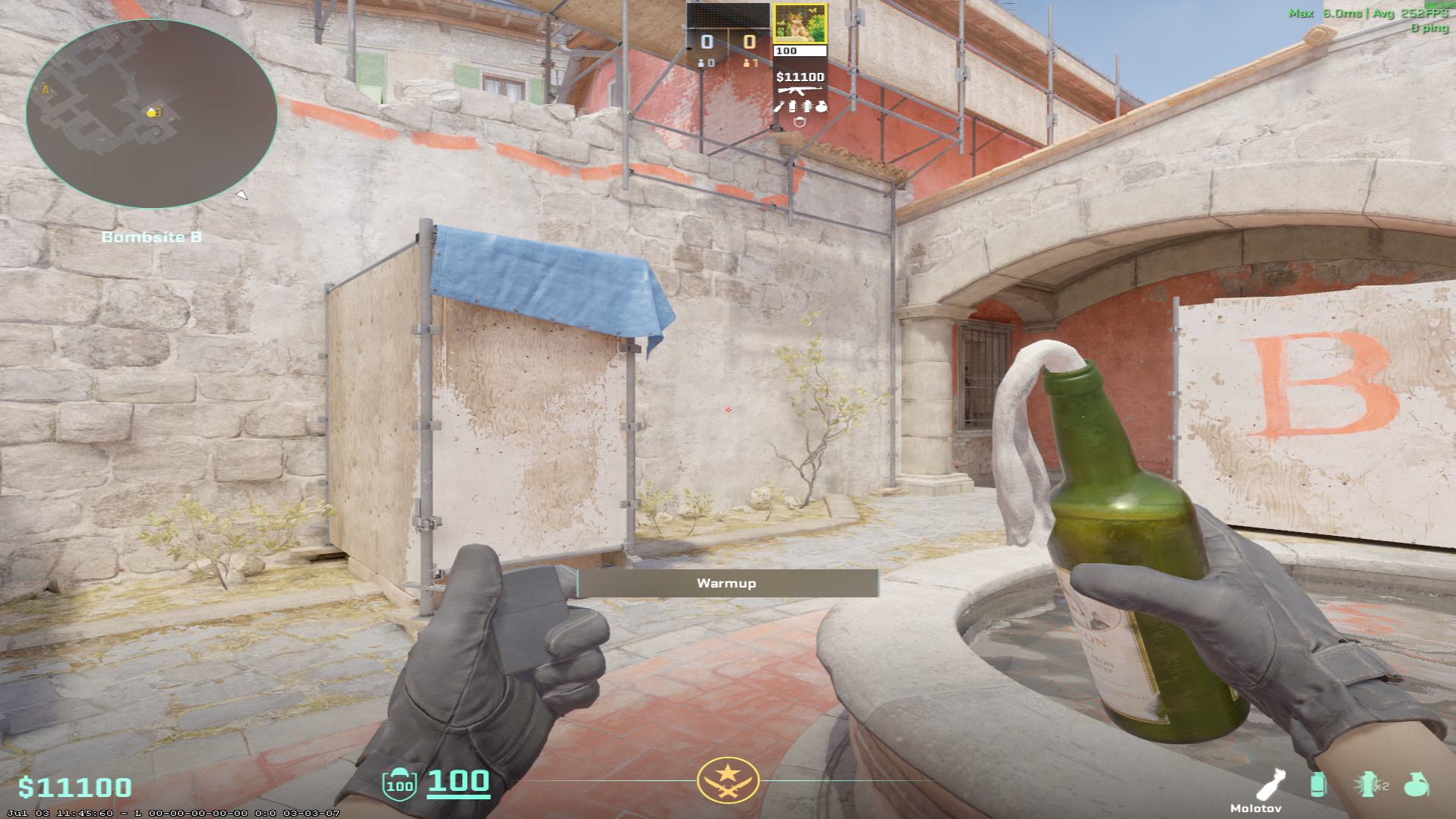 Inferno molotov lineup Unnamed molotov lineup — throw 1, where to aim
